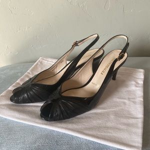 Bruno Magli Peep-Toe Sling-Back Pumps